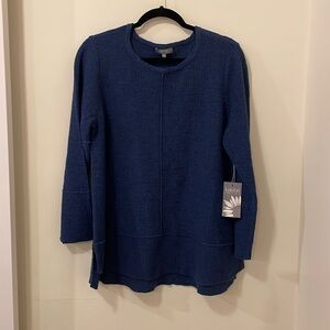 NWT!!! Habitat Blue Ribbed Long Sleeve. Size L.